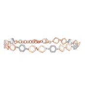 0.27 ct Diamond Bracelet in 10K Rose Gold