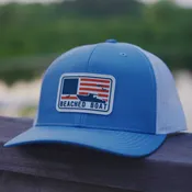 American Columbia Blue/White Mesh Hat
