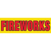 3′ x 10′ “FIREWORKS” Vinyl Banner