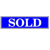 6″x24″ Rider “Sold ” Sign Polystyrene 1 sided