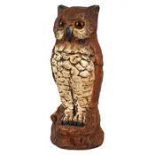 10.25" Vintage Brown Owl