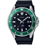 Casio Analog MDV106B-1A3V Watch 46.3mm - Black/Silver/Green