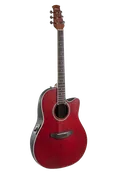 Applause E-Acoustic Guitar AB24II CS Mid Cutaway - AB24-25 - Ruby Red Satin (NEW)