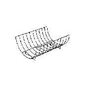Chrome Plated Material Saver Rack