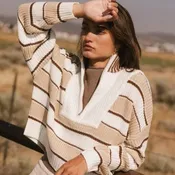 Crop Zip Sweater