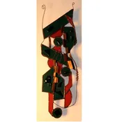 Abstract Glass Hanging