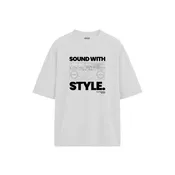 BB-777 Sound With Style Graphic T-Shirt White