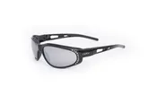 01-33 Curv Black Rhinestone Sunglasses Mirror Lenses