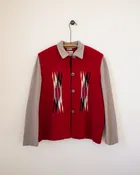 Ganscraft 1940s-1950s Vintage Two Tone Chimayo Jacket