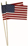 12x18" American Stick Flag for Cemetery