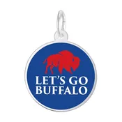 1054 Let's Go Buffalo Red & Blue Disc