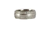 2 Row Eternity Ring