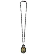 Avian Spiel Victorian Oval Bow Frame Necklace
