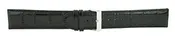 Black Alligator Leather Watch Band 24mm 114098