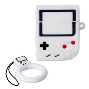 Airpod 15485 White Gameboy Case w/Carabiner
