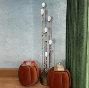 Buoyancy Floor Lamp | Custom Brass and Glass Sculptural Lighting by Neptune Glassworks, Los Angeles | NEPTUNE GLASSWORKS