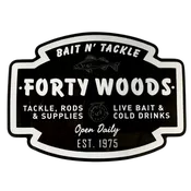 Forty Woods Decal 4” X 5”