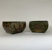 Hand Painted Bucket (Green)
