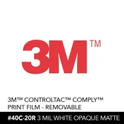 3M™ Controltac™ Comply™ Print Film #40C-20R