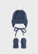Baby Beanie and Mitten Set
