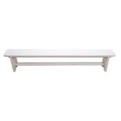 White Wood Bench