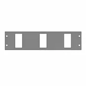 2" Faceplate with Three Switch Cut-Outs