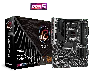 ASRock B650 PG LIGHTNING ATX Motherboard Supports AMD Ryzen 7000 CPUs Supports Max 192GB DDR5 7.1 HD Audio 2x PCIe 4.0x16 1x HDMI 2.5G LAN Supports Win 10/11