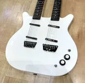 Danelectro Doubleneck Electric Guitar White Pearl — Andy Babiuk's Fab Gear