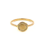 10K Yellow Gold Disk Ring (130-00289)