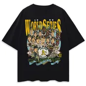 89 A's Battle of the Bay Champions BLACK TEE