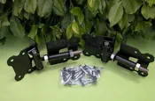 Universal Gate Hinge Set - Black | DIY &amp; Commercial