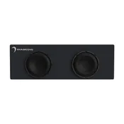 10" Dual Active Slot Vented Subwoofer Enclosure (2Ω) - DESMB10DA