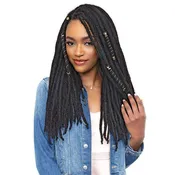 100% H/H LOCS - Loc & Roll Human Hair Braid