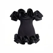 Asymmetric Sculptural Dress