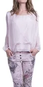 Crossover Silk Blouse