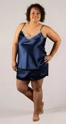 Shadowline® Charming Satin Cami & Tap Pant Set