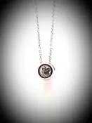 14KT WG .52CT NATURAL DIAMOND PENDANT