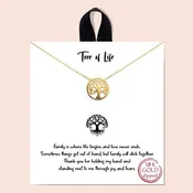 077025, DAINTY TREE OF LIFE NECKLACE