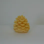 100% Montana Beeswax Pinecone Votive Candle