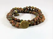 Matte Brown Agate Wrap