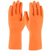 Assurance 48-L302T Unsupported Latex, Industrial Flock Lined with Honeycomb Grip - 28 Mil (One Dozen)