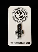 Two Felons "Dos Felons" trading pin