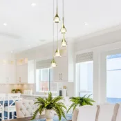 VONN Artisan Amalfi 5-Light LED Pendant in Gold | VAC3215GL