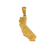 00228 - California Map Charm