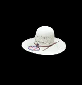 AMERICAN HAT POLI ROPE OPEN CROWN STRAW HAT