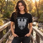 Brunners Metalwear Silver Bird Graphic T-Shirt