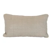 12'' X 20'' GREY LEATHER PILLOW