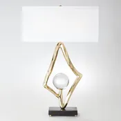 Abstract Table Lamp - Brass
