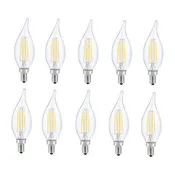 10-Pack 4W LED E12 Candelabra Bulb
