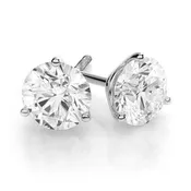 1.00 CTW Diamond Studs in Platinum-GIA Certified Collection
